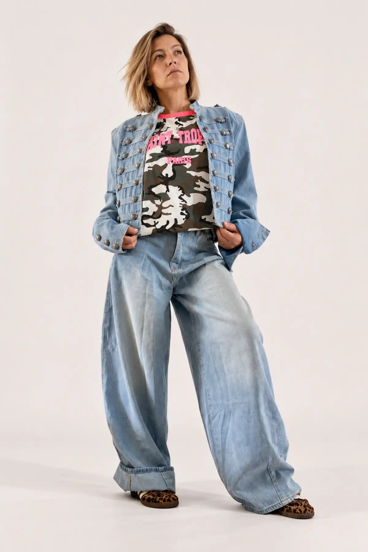 Jean femme wide leg oversize – Image 3