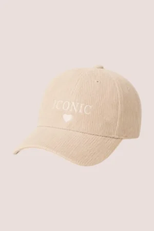 Casquette beigne iconic