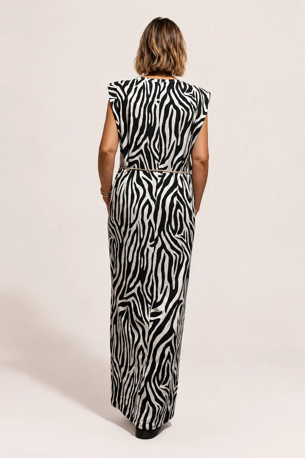 Robe longue zébrée GOOD KARMA CLUB – Image 3